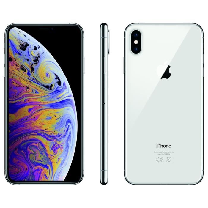 APPLE iPhone Xs Max Argent 512 Go