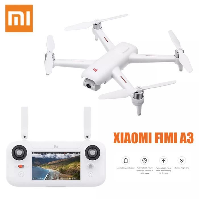 Xiaomi FIMI A3 caméra 5.8G 1KM FPV cardan 1080P caméra cardan drone Quadcopter RTF