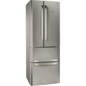 HOTPOINT E4DAAXC - Réfrigérateur multi-portes - 402L (292+110) - Froid ventilé - A+ - L 70cm x H 195cm - Silver