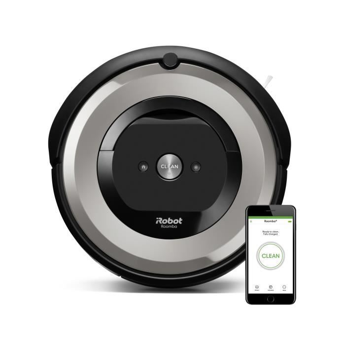 IROBOT ROOMBA E5154 Aspirateur robot connecté - Batterie 1800 mAh Lithium Ion - 0,6 L