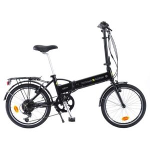 MAKADAM VAE E-pocket 20'' -Pliant -45km-6 vitesses SHIMANO-Freins Vbrake-Cadre Alu-Mixte-Noir