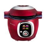 MOULINEX CE701500 Multicuiseur intelligent Cookeo avec 100 recettes préprogrammées - Rouge