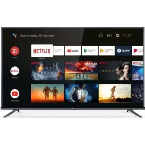 TCL 75EP660 TV 4K UHD - 75"(190,5cm) - 4K HDR Pro - Android TV - finition métal - 3 x HDMI - 2 x USB - Classe énergétique A