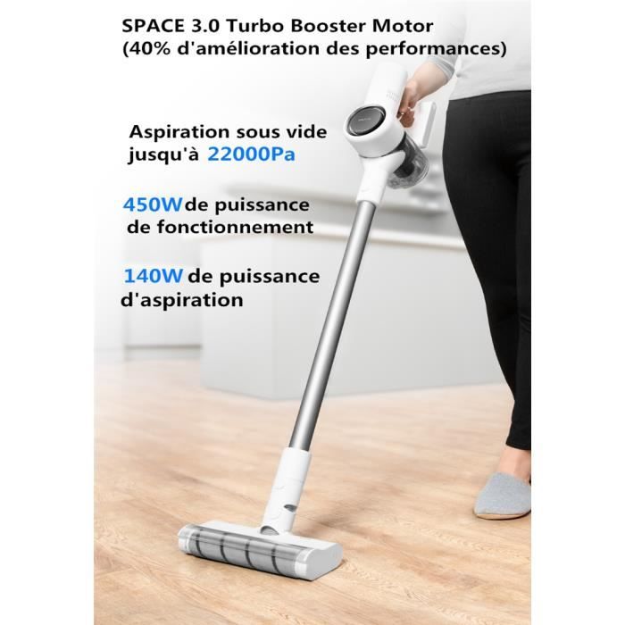 Tuyau D'extension Pour Aspirateur Dreame Sans Fil - Compatible V9, V10, V12, V16S, ForT20, ForT30 - Blanc