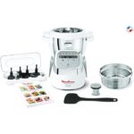 Moulinex HF806E10 Robot Cuiseur Multifonction Companion XL 12 Programmes automatiques 6 Accessoires Inclus Capacité jusqu’à 10 Perso