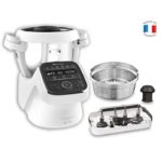 Moulinex HF80CB10 Companion XL Robot Cuiseur Multifonction Bol 4.5L 12 Programmes Auto Batteur Mélangeur Hachoir Pétrin 1550W