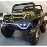 UTV UNIMOG 127 cm 2 places Vert camo Buggy électrique pour enfant