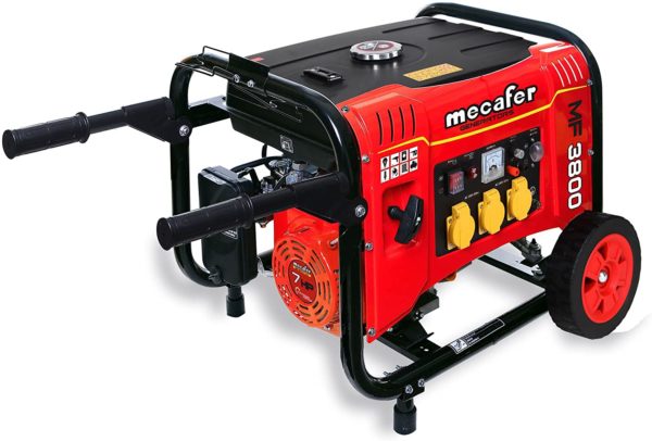 Mecafer 450138 MF3800 Groupe électrogène sur roues 3500 W